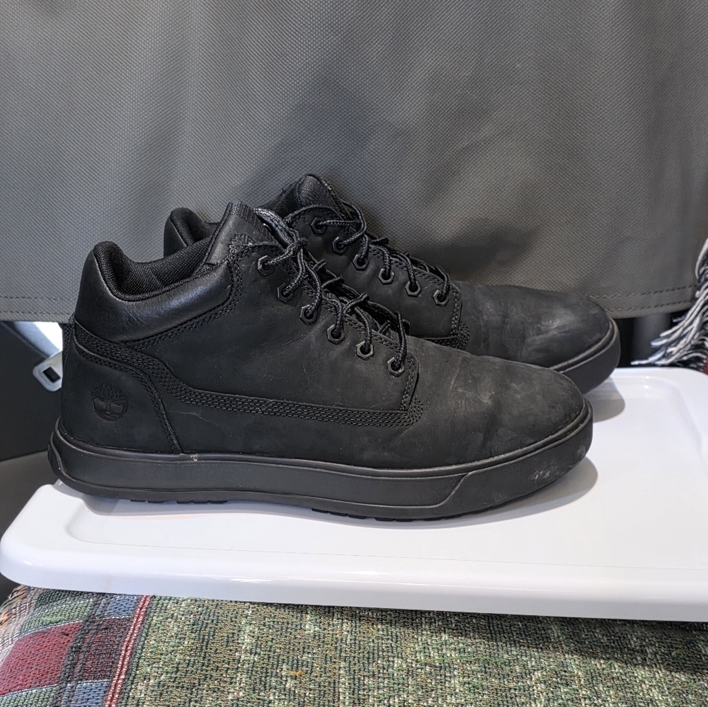 Timberland Black Boots Rugged and Durable Men Sz 9.5